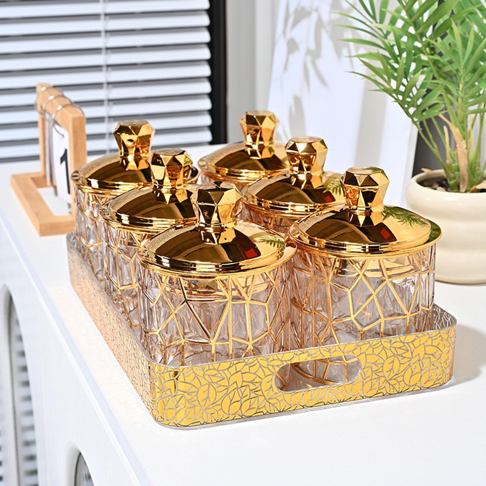 Coffee Tea Canister Set - 주방 보관용기 밀폐 플라스틱 용기 세트