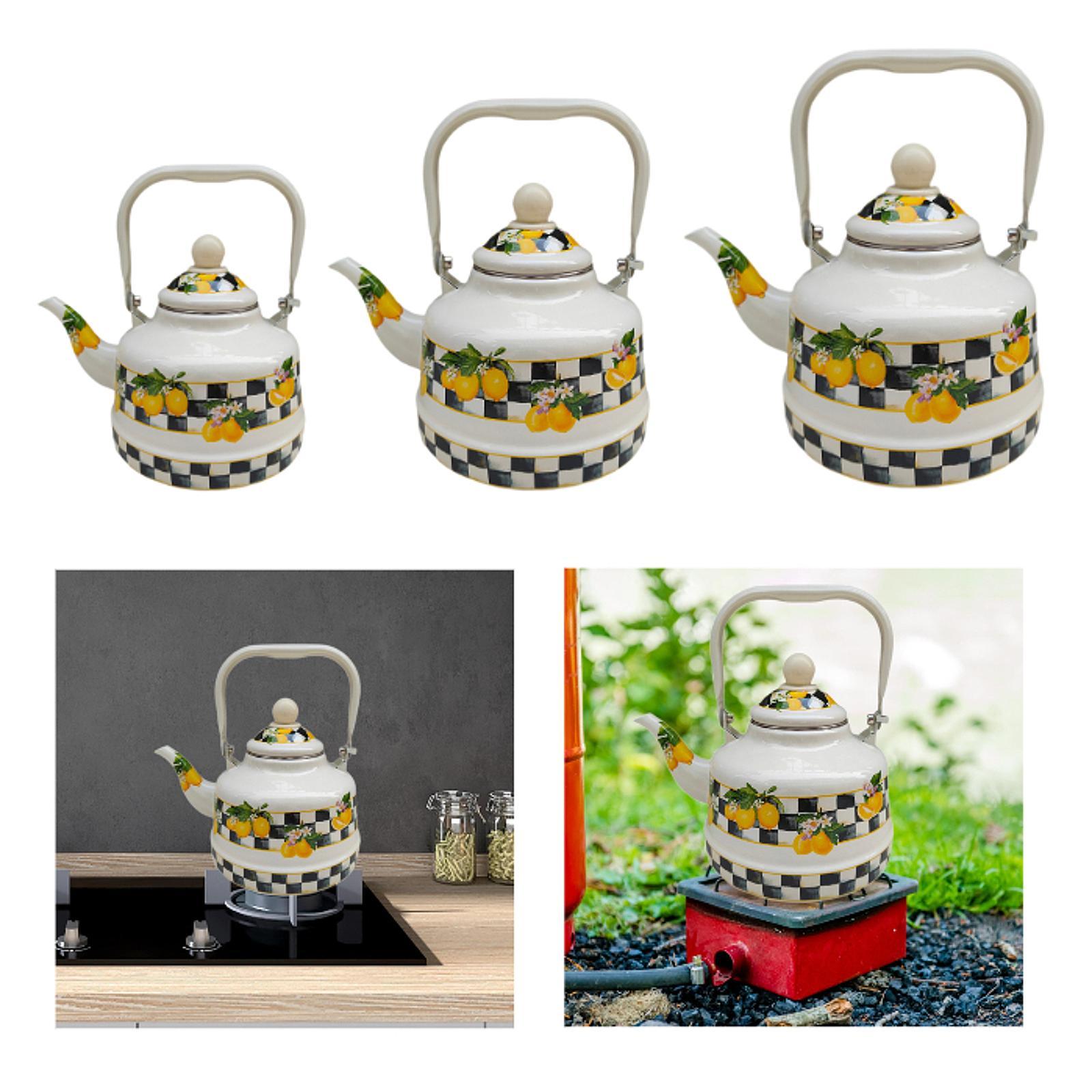 Lemon Tea Coffee - 독특한 에나멜 차 주전자 음료 주전자