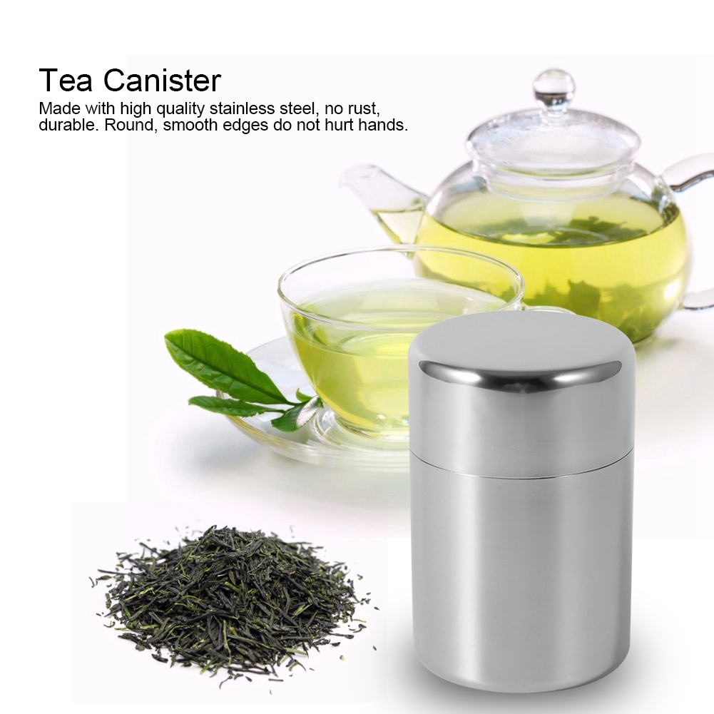 Coffee Tea Sugar Canisters - 스테인리스 스틸 차통, 가정용 주방 차,