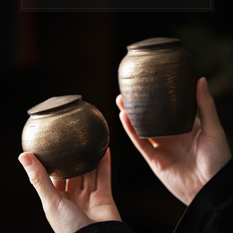 Coffee Tea Canister Set - 유럽 스타일 세라믹 차 용기, 빈티지