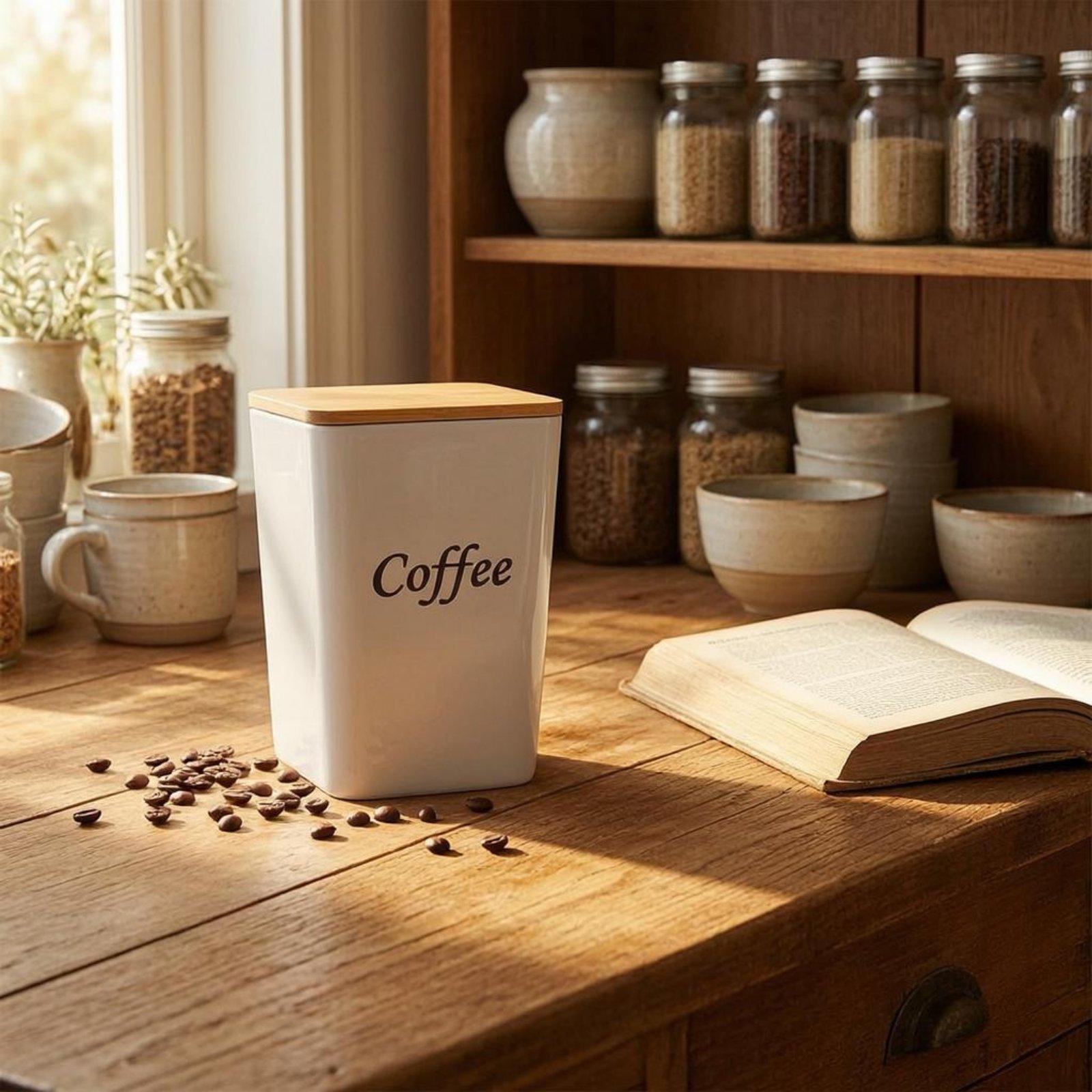 Coffee Tea Canister Set - 커피, 차, 설탕 등을 보관할 수