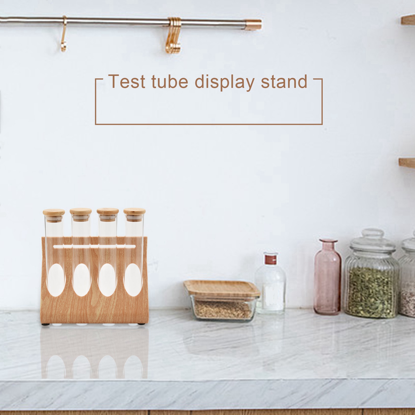 Coffee Tea Canister Set - AFOURT-2 세트: 나무 소재 커피 원두