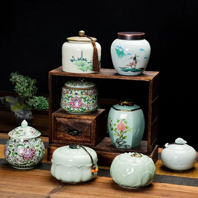 Coffee Tea In Chinese - 느슨한 차를 위한 용기, 중국 도자기