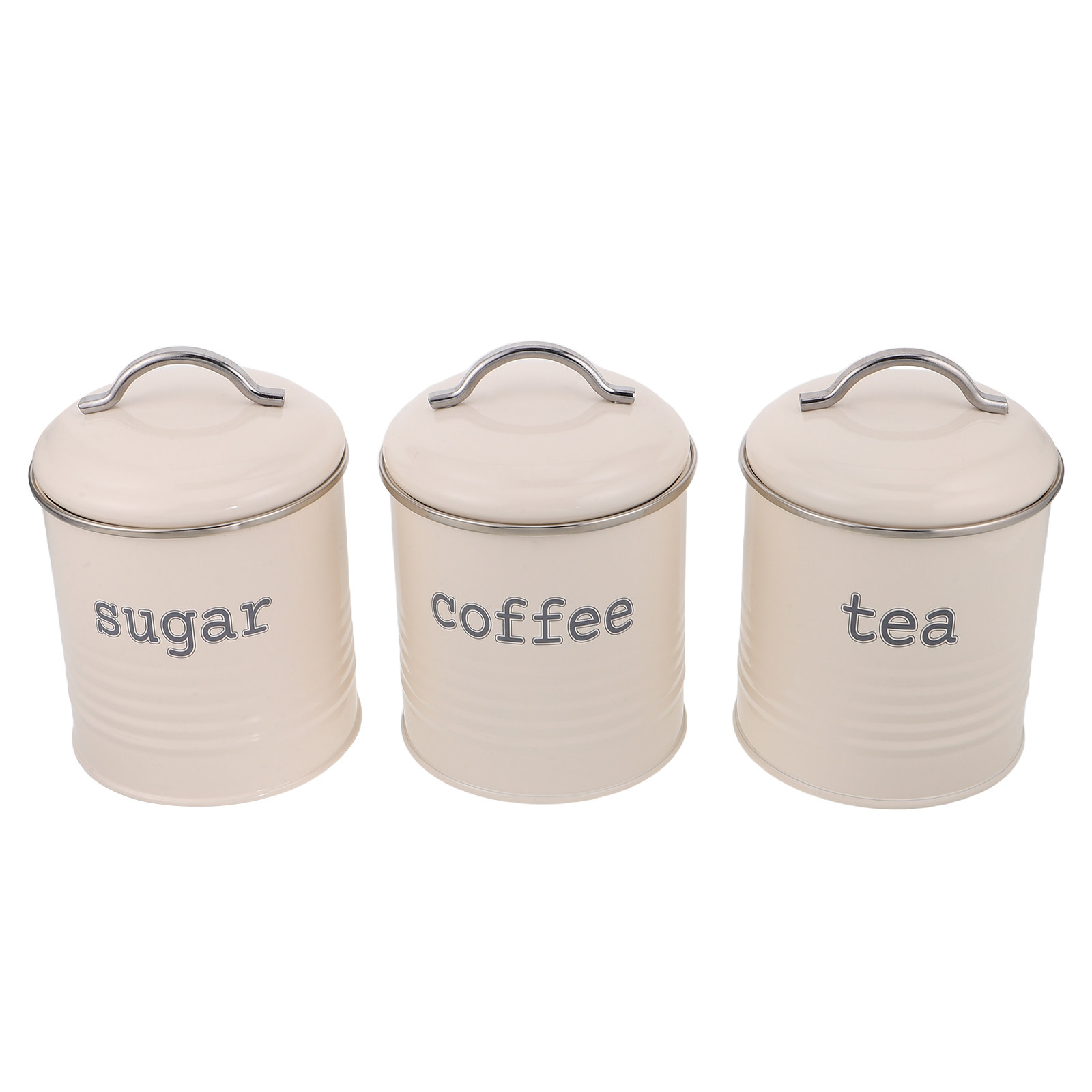 Coffee Tea Canister Set - 3개 세트 밀폐형 커피 원두 보관