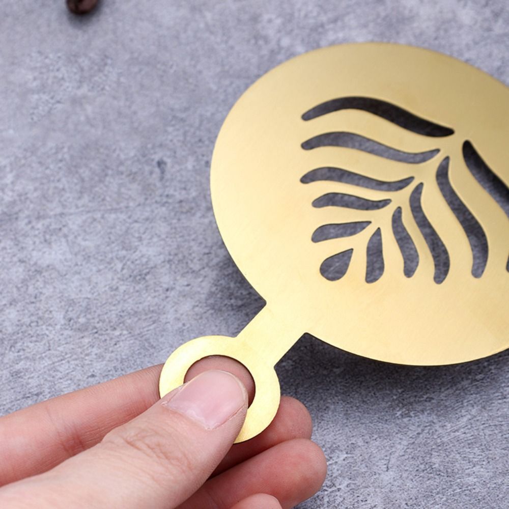 4개입 스테인리스 스틸 라떼 커피 스텐실 재사용 가능한 - Coffee Stencil Art 리뷰 및 가격