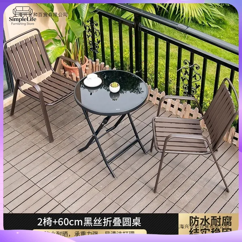 야외용 원목 커피 테이블, 파티오 발코니 정원용 소형  - Coffee Tea For Garden 리뷰 및 가격