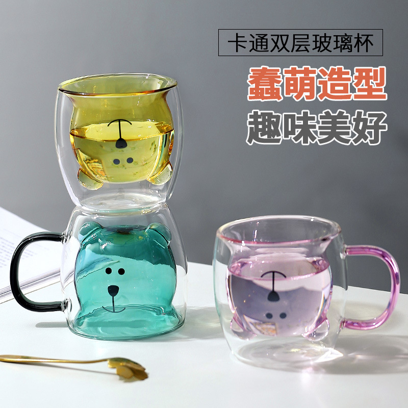 이중 벽 유리 커피 컵, 내열성 차 음료 컵, 위스키  - Coffee Tea Vodka 리뷰 및 가격
