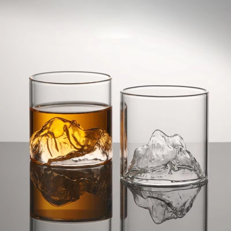 170Ml 일본 위스키 유리 컵 3D 후지산 물 유리  - Coffee Tea Vodka 리뷰 및 가격