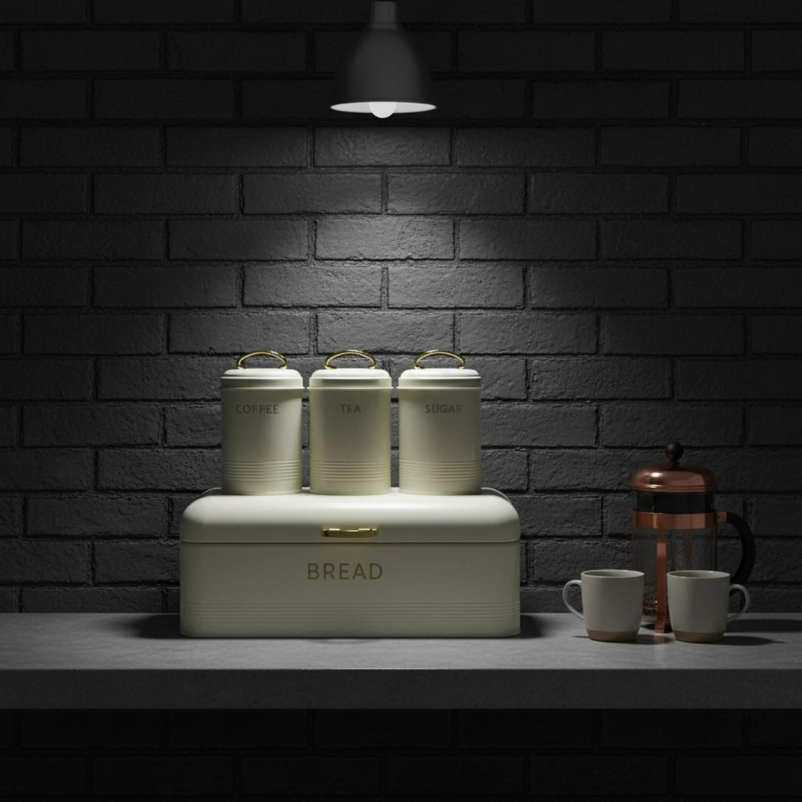 주방 조리대용 밀폐식 빵 보관 용기, 금속 재질의 커피 - Coffee Tea Canister Set 리뷰 및 가격