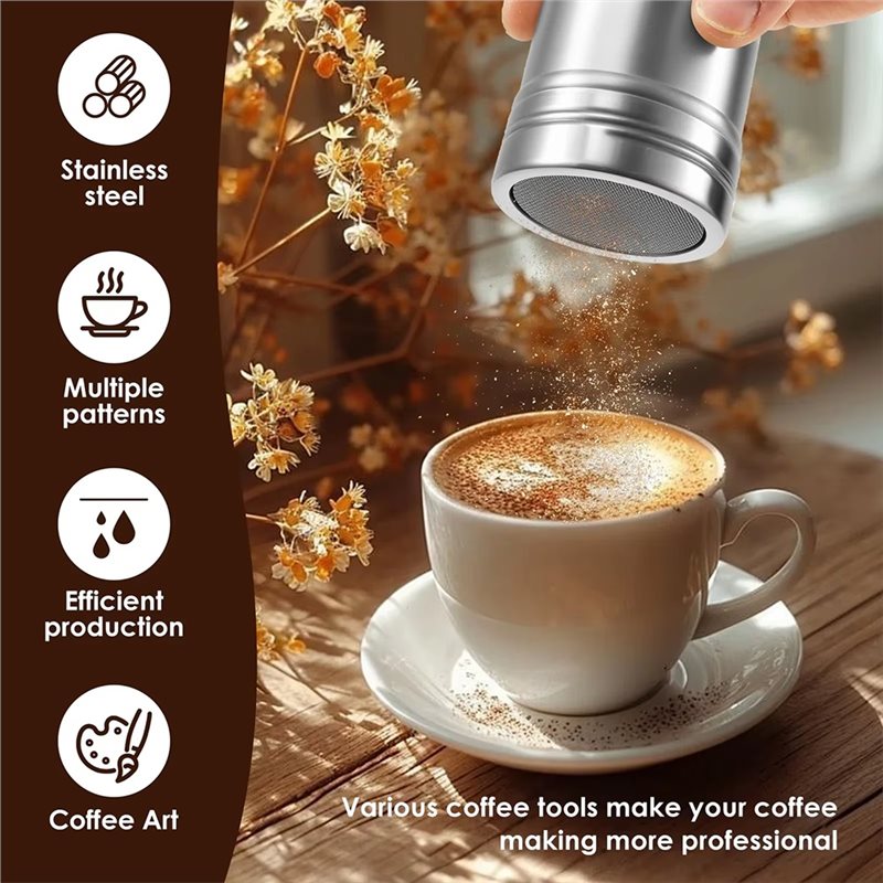 ABMH-다용도 커피 라떼 아트 세트 장식용 몰드(24 - Coffee Stencil Art 리뷰 및 가격