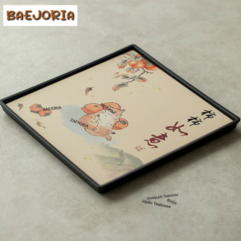 중국풍 창의적인 물흡수 차 트레이, 미적 감각의 스낵  - Coffee Tea In Chinese 리뷰 및 가격