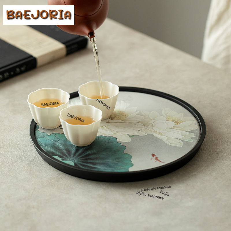 중국풍 창의적인 물흡수 차 트레이, 미적 감각의 스낵  - Coffee Tea In Chinese 리뷰 및 가격