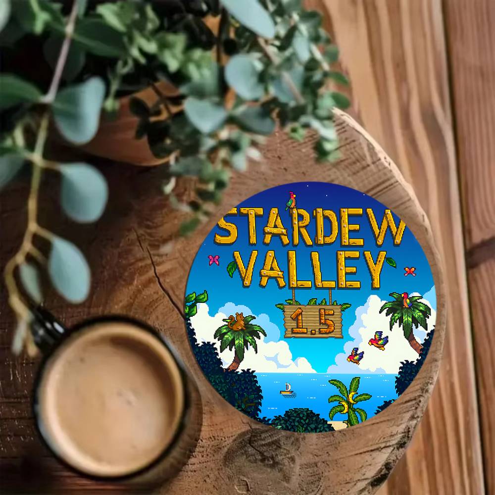 S-Stardew Valley 코스터 10cm 원형 나 - Valley Tea And Coffee 리뷰 및 가격