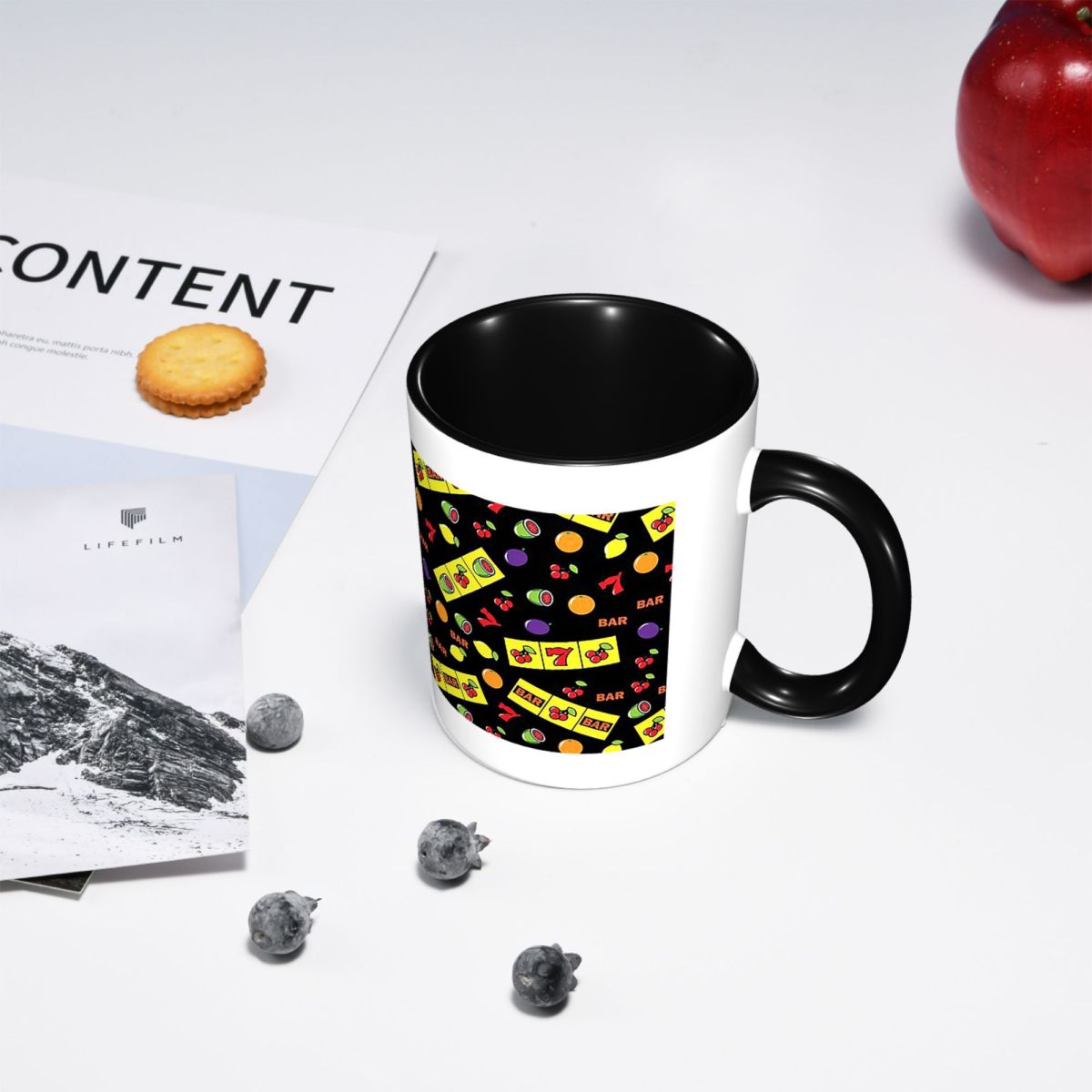 카지노 럭키 슬롯 체리 멜론 레몬 과일 머그 재미있는  - Lemon Tea Coffee 리뷰 및 가격