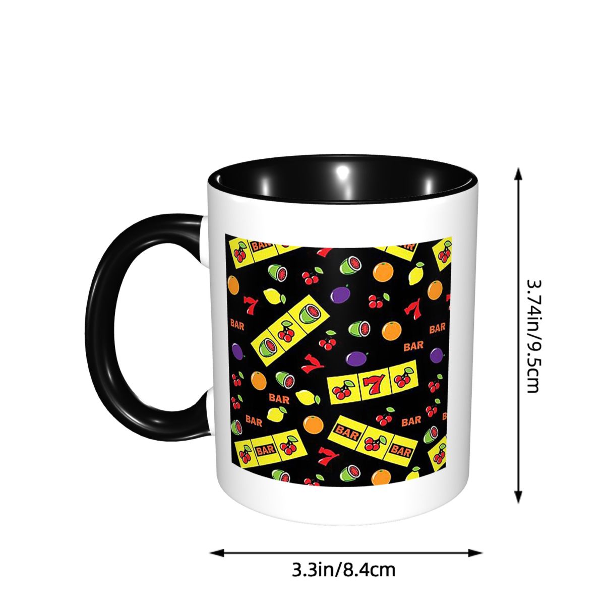 카지노 럭키 슬롯 체리 멜론 레몬 과일 머그 재미있는  - Lemon Tea Coffee 리뷰 및 가격