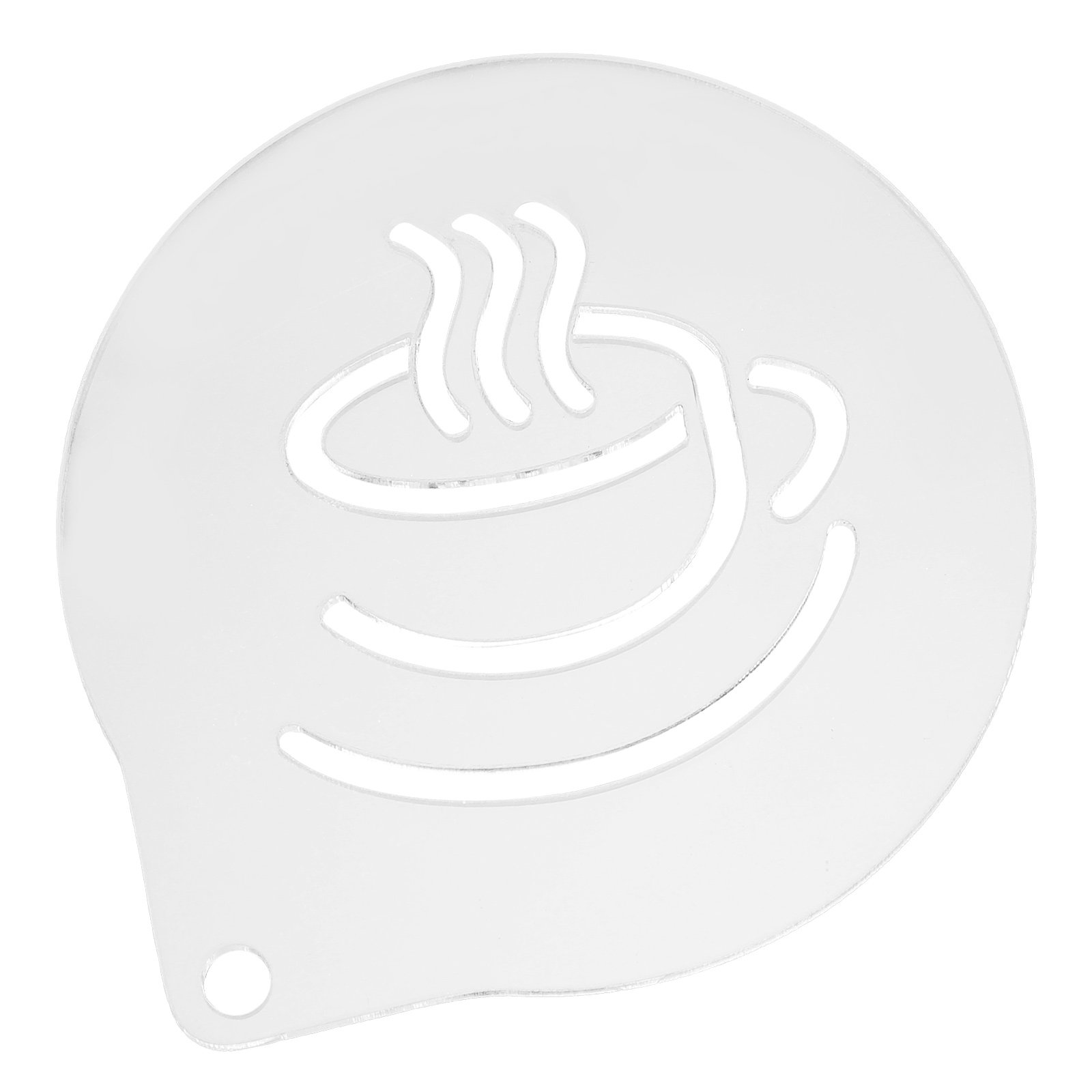 가벼운 아크릴 커피 스텐실 - DIY 라떼 아트, 카푸 - Coffee Stencil Art 리뷰 및 가격