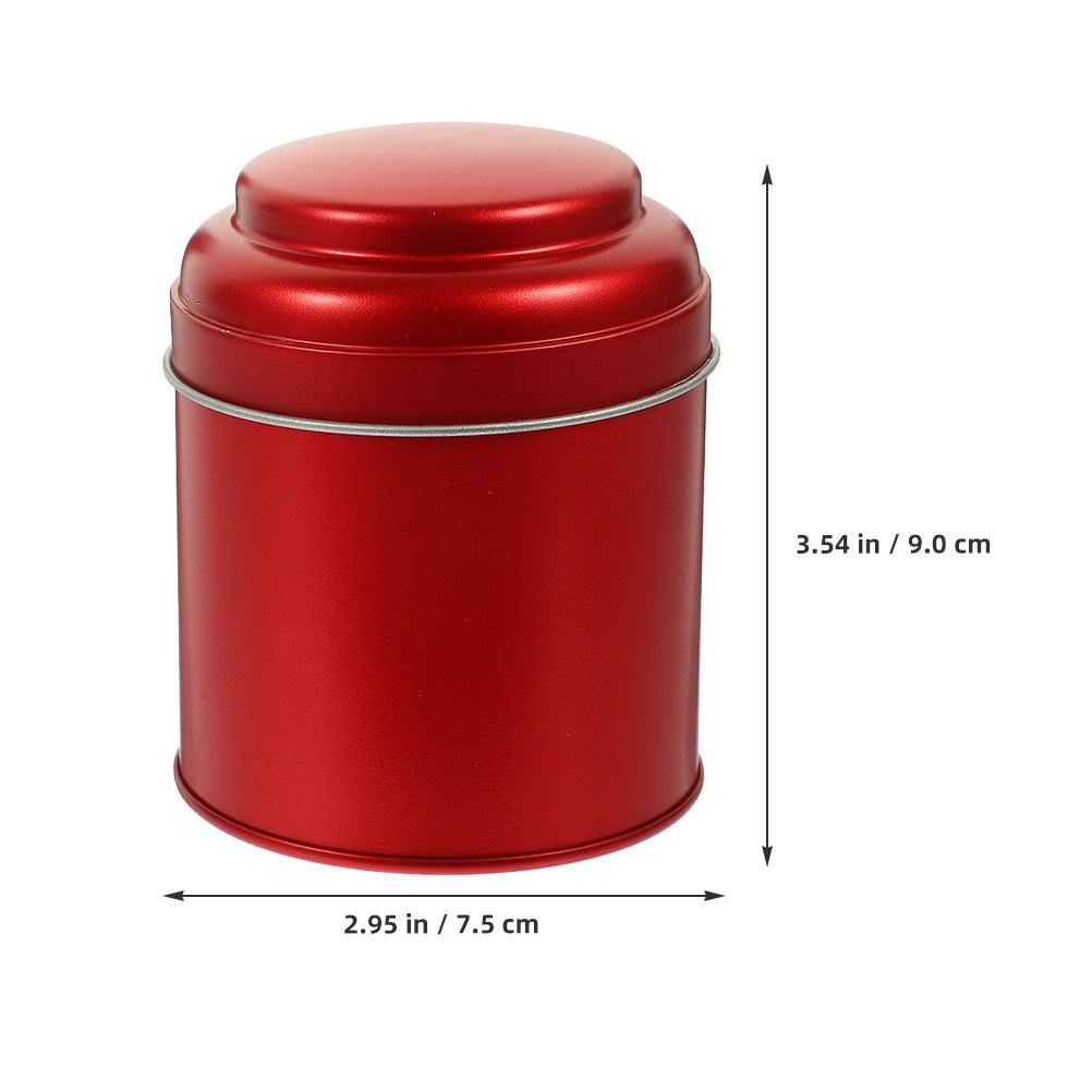 2개 세트, 금속 재질의 둥근 모양 티 캐니스터, 밀폐 - Coffee Tea Sugar Canisters 리뷰 및 가격