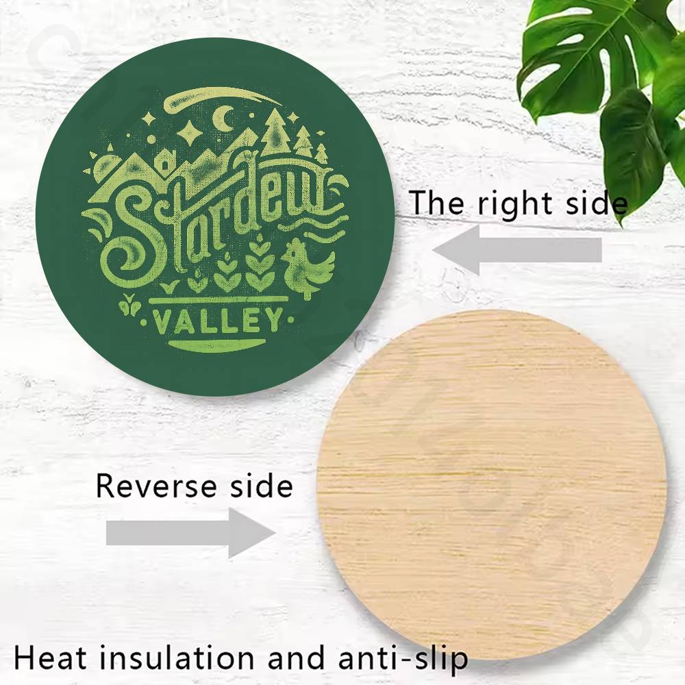 S-Stardew V-Valley 나무 컵 받침대 차  - Valley Tea And Coffee 리뷰 및 가격