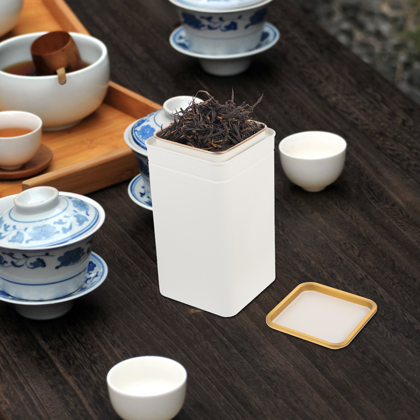 고급 주석 도금 틴 캔 1개: 차, 커피, 향신료, 허 - Coffee Tea Canister Set 리뷰 및 가격