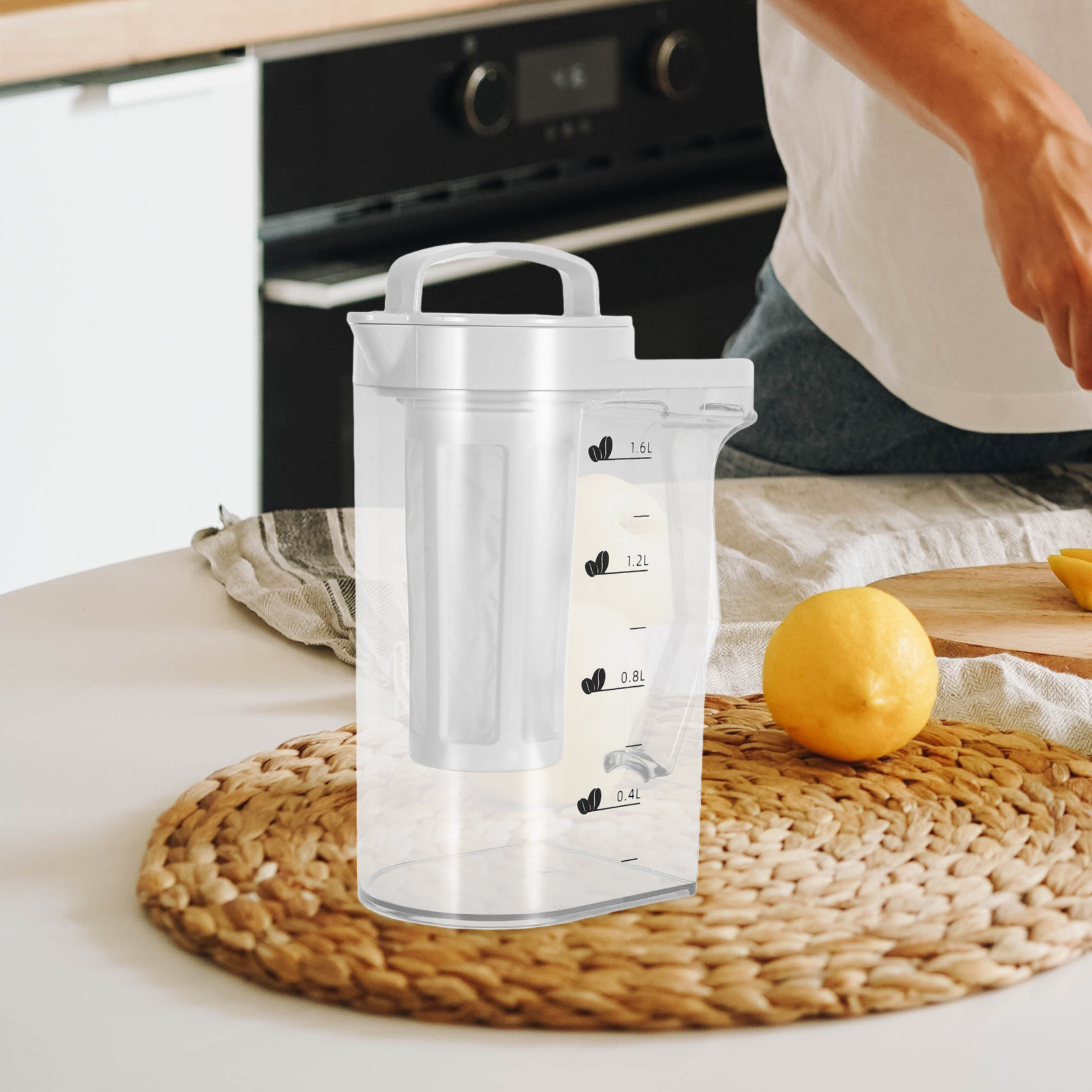 1.6L 플라스틱 콜드 브루 커피 제조기, 최적의 용량 - Coffee Tea Home 리뷰 및 가격