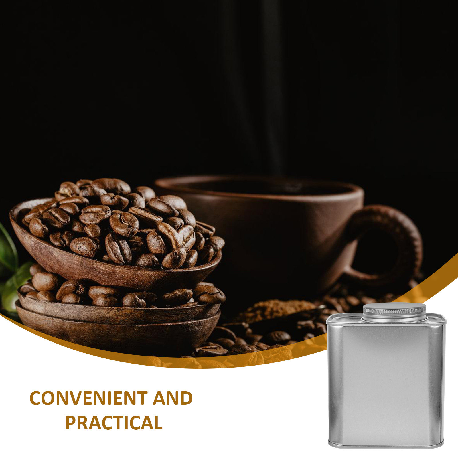 4개 세트의 밀폐형 주석 용기 세트, 커피 원두, 차, - Coffee Tea Canister Set 리뷰 및 가격