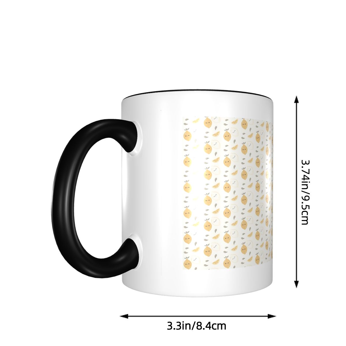 귀여운 레몬 패턴 머그컵 재미있는 세라믹 커피잔 차 머 - Lemon Tea Coffee 리뷰 및 가격