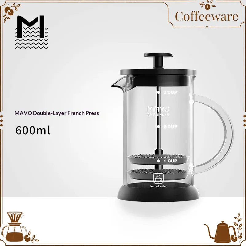 MAVO 프렌치 프레스 커피 메이커 이중 메쉬 필터 2 - Coffee Tea Home 리뷰 및 가격