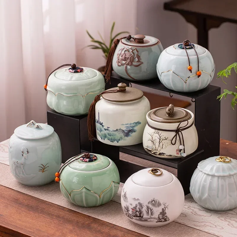 느슨한 차를 위한 용기, 중국 도자기 Puer Tin, - Coffee Tea In Chinese 리뷰 및 가격