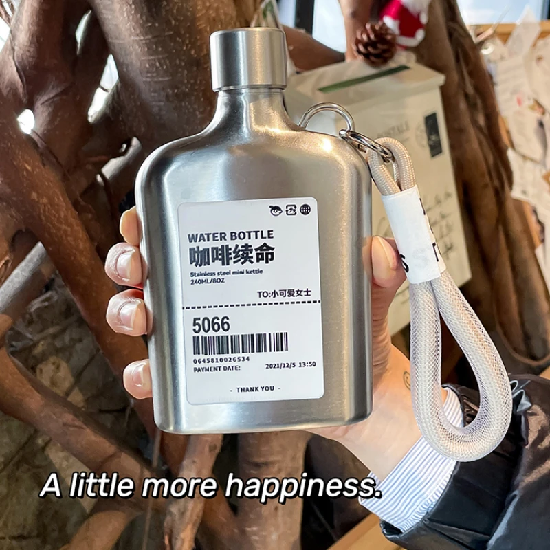 스테인레스 스틸 힙 플라스크 양주 와인 병, 휴대용 야 - Coffee Tea Vodka 리뷰 및 가격