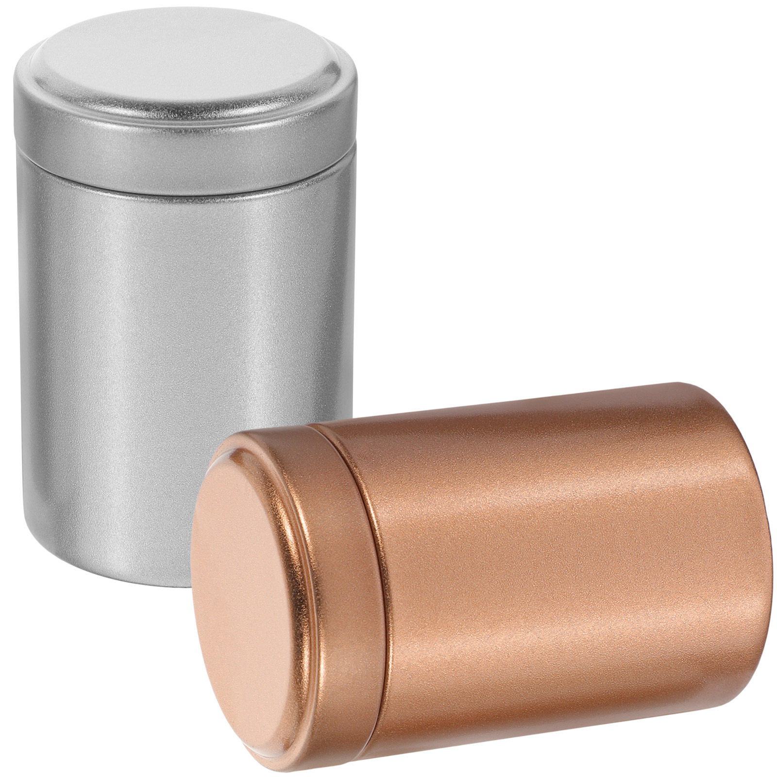 금속 티 캐니스터 세트 2개입, 휴대용 미니 밀폐 용기 - Coffee Tea Canister Set 리뷰 및 가격
