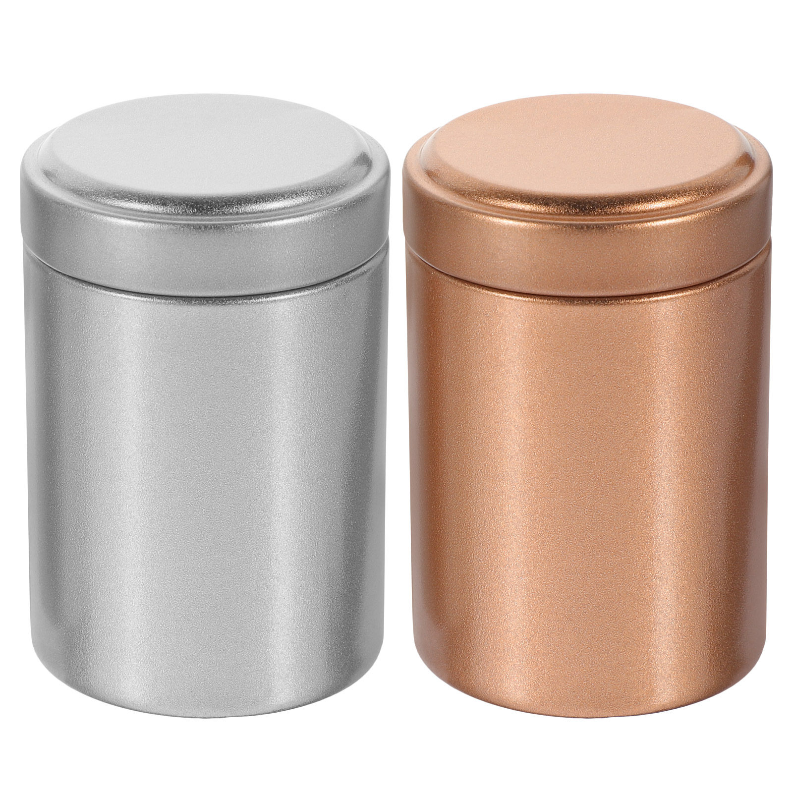 금속 티 캐니스터 세트 2개입, 휴대용 미니 밀폐 용기 - Coffee Tea Canister Set 리뷰 및 가격