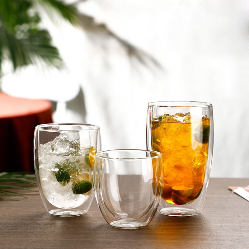 뚜껑이 달린 이중벽 높은 붕규산염 유리 머그잔, 내열성 - Lemon Tea Coffee 리뷰 및 가격