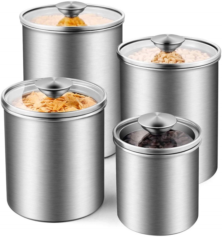 식품 보관 용기 차 커피 설탕 밀가루 밀폐형 주방 스테 - Coffee Tea Canister Set 리뷰 및 가격