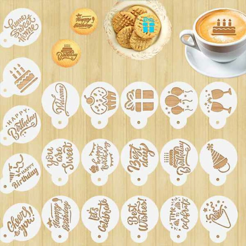 전문가용 DIY 라떼 아트 스텐실 세트 (커피, 카푸치 - Coffee Stencil Art 리뷰 및 가격