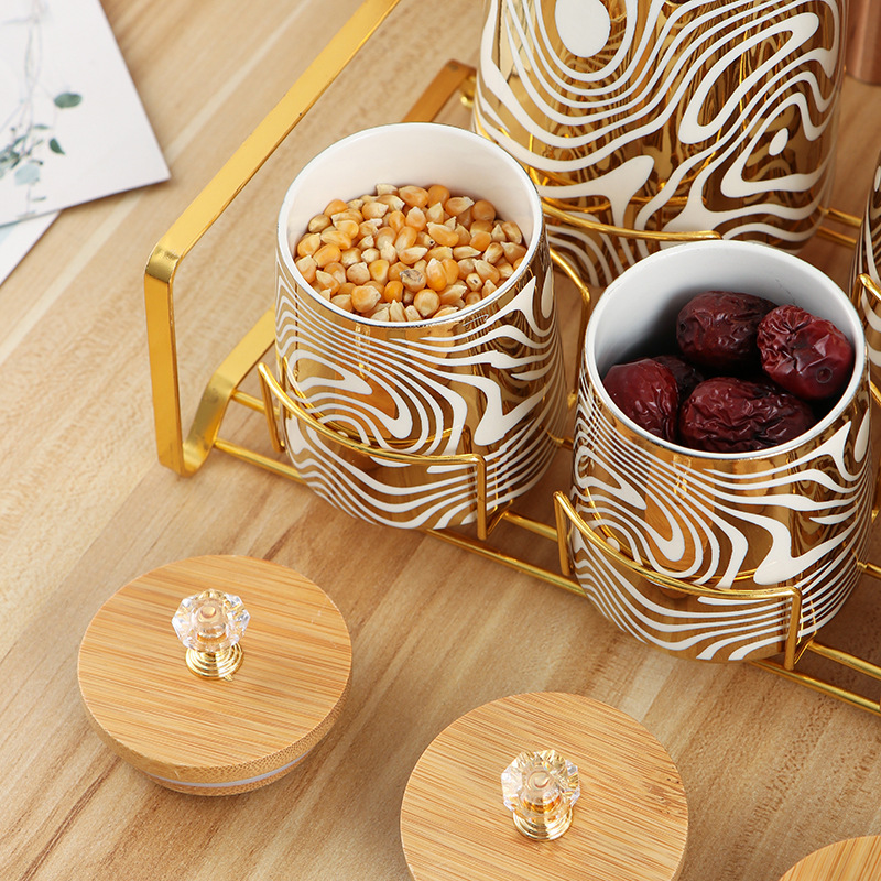 7가지 색상 유약 세라믹 주방 용기 세트 차 커피 설탕 - Coffee Tea Canister Set 리뷰 및 가격