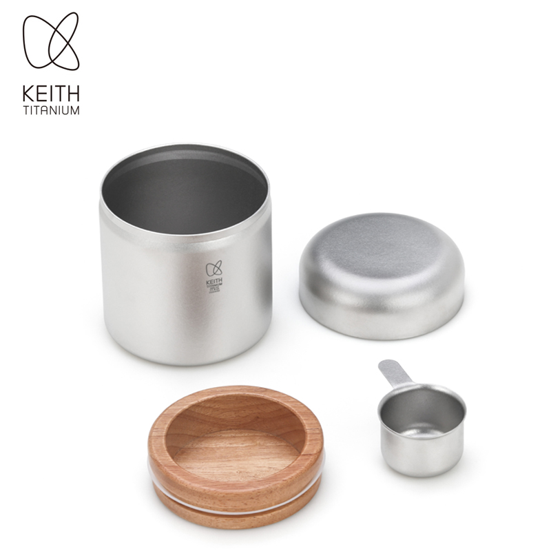 KEITH 순수 티타늄 커피 보관 용기 350ml 밀폐 - Coffee Tea Canister Set 리뷰 및 가격
