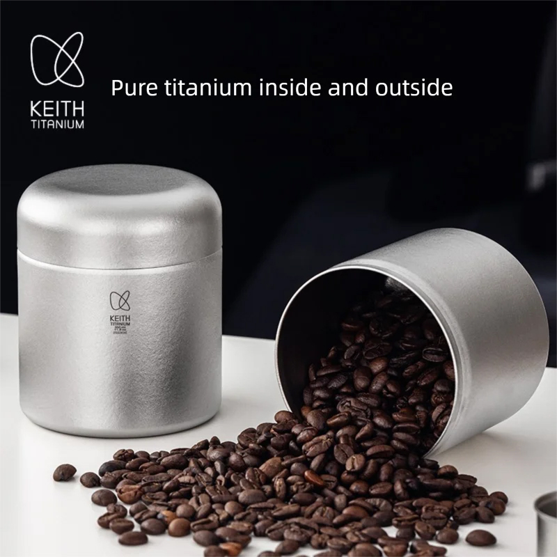 KEITH 순수 티타늄 커피 보관 용기 350ml 밀폐 - Coffee Tea Canister Set 리뷰 및 가격