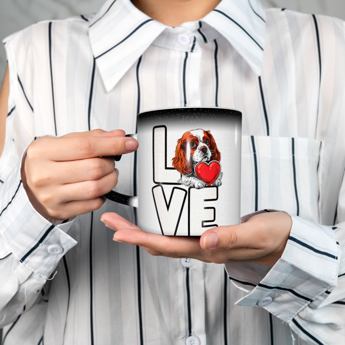 캐벌리어 킹 찰스 스패니얼 강아지 사랑 머그컵 재미있는 - Coffee Tea Love 리뷰 및 가격
